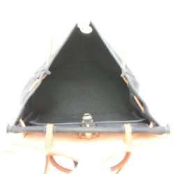 Pre Owned Hermes Bi Color Canvas/Leather 2-in-1 Herbag PM Bag