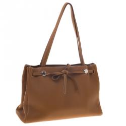 Hermes Brown Togo Leather Kabana Tote