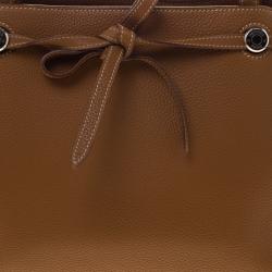 Hermes Brown Togo Leather Kabana Tote