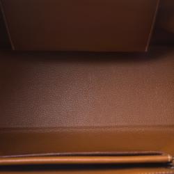 Hermes Brown Togo Leather Kabana Tote