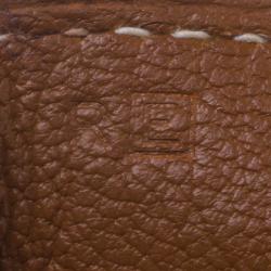 Hermes Brown Togo Leather Kabana Tote