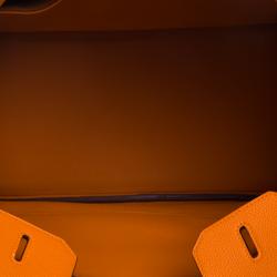Hermes Orange Togo Leather Gold Hardware Birkin 35 Bag