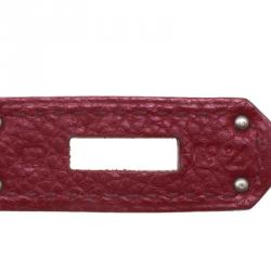 Hermes Ruby Togo Palladium Hardware Kelly Retourne 35 Bag