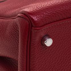 Hermes Ruby Togo Palladium Hardware Kelly Retourne 35 Bag