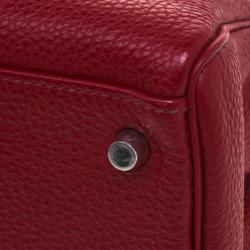 Hermes Ruby Togo Palladium Hardware Kelly Retourne 35 Bag