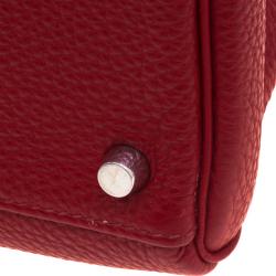 Hermes Ruby Togo Palladium Hardware Kelly Retourne 35 Bag