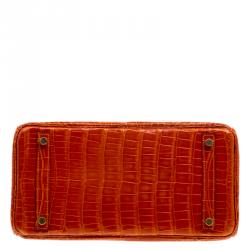 Hermes Fauve Porosus Crocodile Gold Hardware Birkin 30 Bag