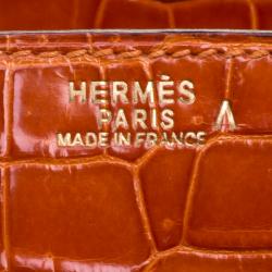 Hermes Fauve Porosus Crocodile Gold Hardware Birkin 30 Bag