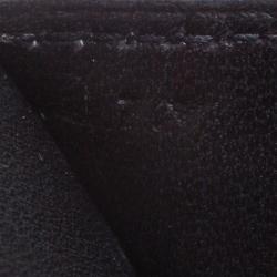 Pre Owned Hermes Black Porosus Crocodile Mini Gold Hardware Constance Bag