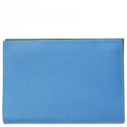 Pre Owned Hermes Two Tone Leather Globetrotter Agenda