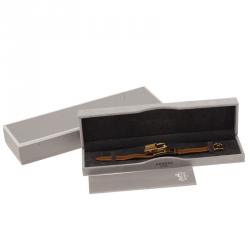 Pre Owned Hermes Gold Gold-Plated Stainless Steel Kelly Women's Wristwatch 20MM