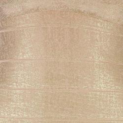 مملوكة مسبقًا فستان هيرفي ليجي ذهبي مجسم M