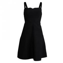 Herve Leger Black Bandage Faith Dress M