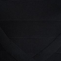 Herve Leger Black Bandage Faith Dress M