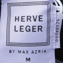 Herve Leger Black Bandage Faith Dress M