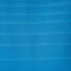 Pre Owned Herve Leger Atlantis Blue Tasha Bandage Dress XXS