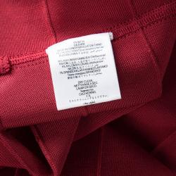Herve Leger Lipstick Red Signature Ellen Bandage Gown  XXS