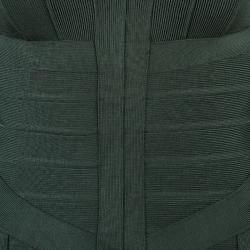 Herve Leger Shadow Cap Sleeve Bandage Dress S