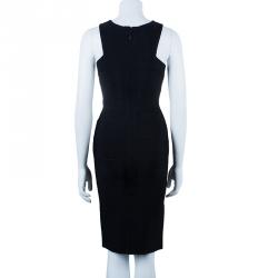 Pre Owned Herve Leger Black Bandage Dress XS