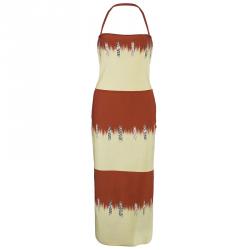 Herve Leger Vintage Aztec Print Midi Dress L