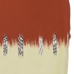 Herve Leger Vintage Aztec Print Midi Dress L