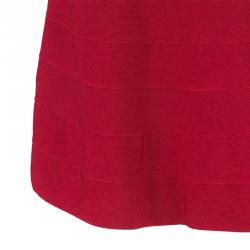 Pre Owned فستان هيرفي ليجي برونا واسع S