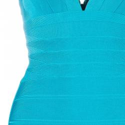 مملوكة مسبقًا فستان هيرفي ليجي سيلا باندج أزرق XS