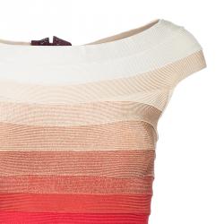 Pre Owned فستان هيرفي ليجي بريدجت أوف شولدرمتعدد الألوان S