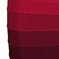 Pre Owned فستان هيرفي ليجي بريدجت أوف شولدرمتعدد الألوان S