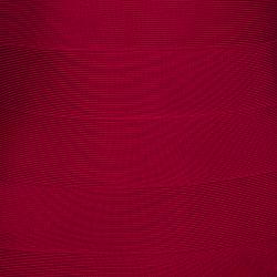 Pre Owned Herve Leger Red Bandage Dress M