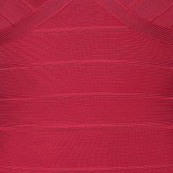 Pre Owned Herve Leger Karima Signature Essentials Dress S