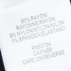 Pre Owned Herve Leger Black Zip Bandage Skirt M