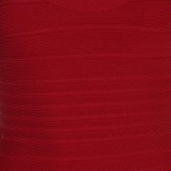 Herve Leger Red Bandage Flared Bottom Ellen Gown S
