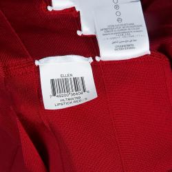 Herve Leger Red Bandage Flared Bottom Ellen Gown S