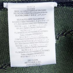 Pre Owned فستان هيرفي ليجي بوديكون تريكو أزرق كحلي بتنورة واسعة XS