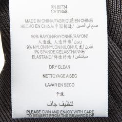 Pre Owned فستان هيرفي ليجي بانداج بقصة صدر V رصاصي S