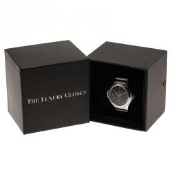 Hublot Black Stainless Steel MDM Power Reserve Women's Wristwatch 38MM