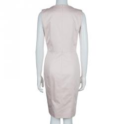 Pre Owned Hugo Hugo Boss Blush Pink Sleeveless Shift Dress M