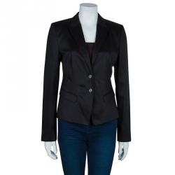 Hugo by Hugo Boss Black Satin Athia Blazer M