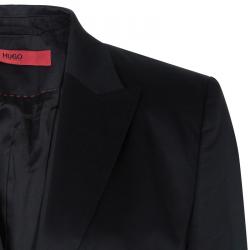 Hugo by Hugo Boss Black Satin Athia Blazer M