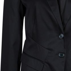 Hugo by Hugo Boss Black Satin Athia Blazer M