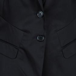 Hugo by Hugo Boss Black Satin Athia Blazer M