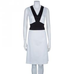 Hugo by Hugo Boss Monochrome Sleeveless Dress L