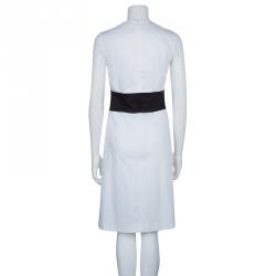 Hugo by Hugo Boss Monochrome Sleeveless Dress L