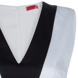 Hugo by Hugo Boss Monochrome Sleeveless Dress L