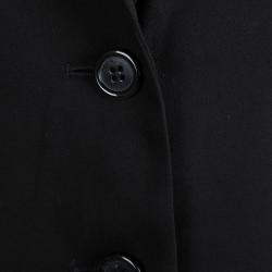 Pre Owned Hugo By Hugo Boss Black Cotton Afrone Blazer M