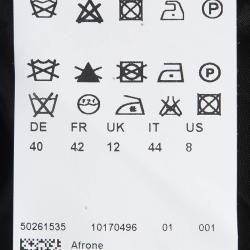 Pre Owned Hugo By Hugo Boss Black Cotton Afrone Blazer M