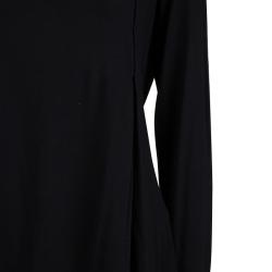 Hugo By Hugo Boss Black Knit  Square Neck Top M