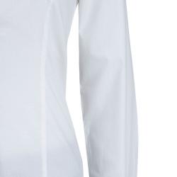 Pre Owned HUGO by Hugo Boss White Contrast Piping Long Sleeve Button Down Cotton Shirt S
