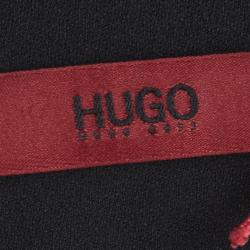 Pre Owned Hugo By Hugo Boss Black Waist Tie Detail Herini Trousers M
